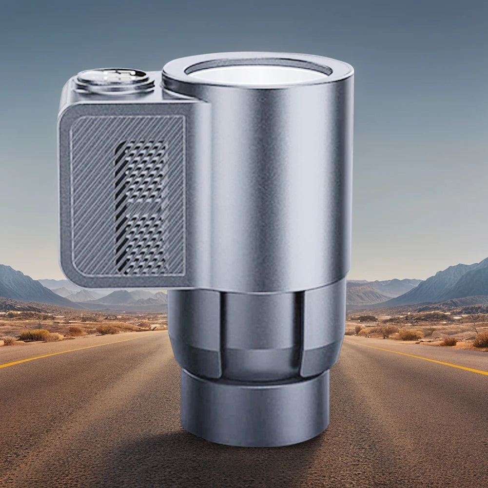 2 in 1 Electric Beverage Warmer Cooler with Temperature Digital Display Vehicle Cold Warm Mug for Family Outdoor Road Trip